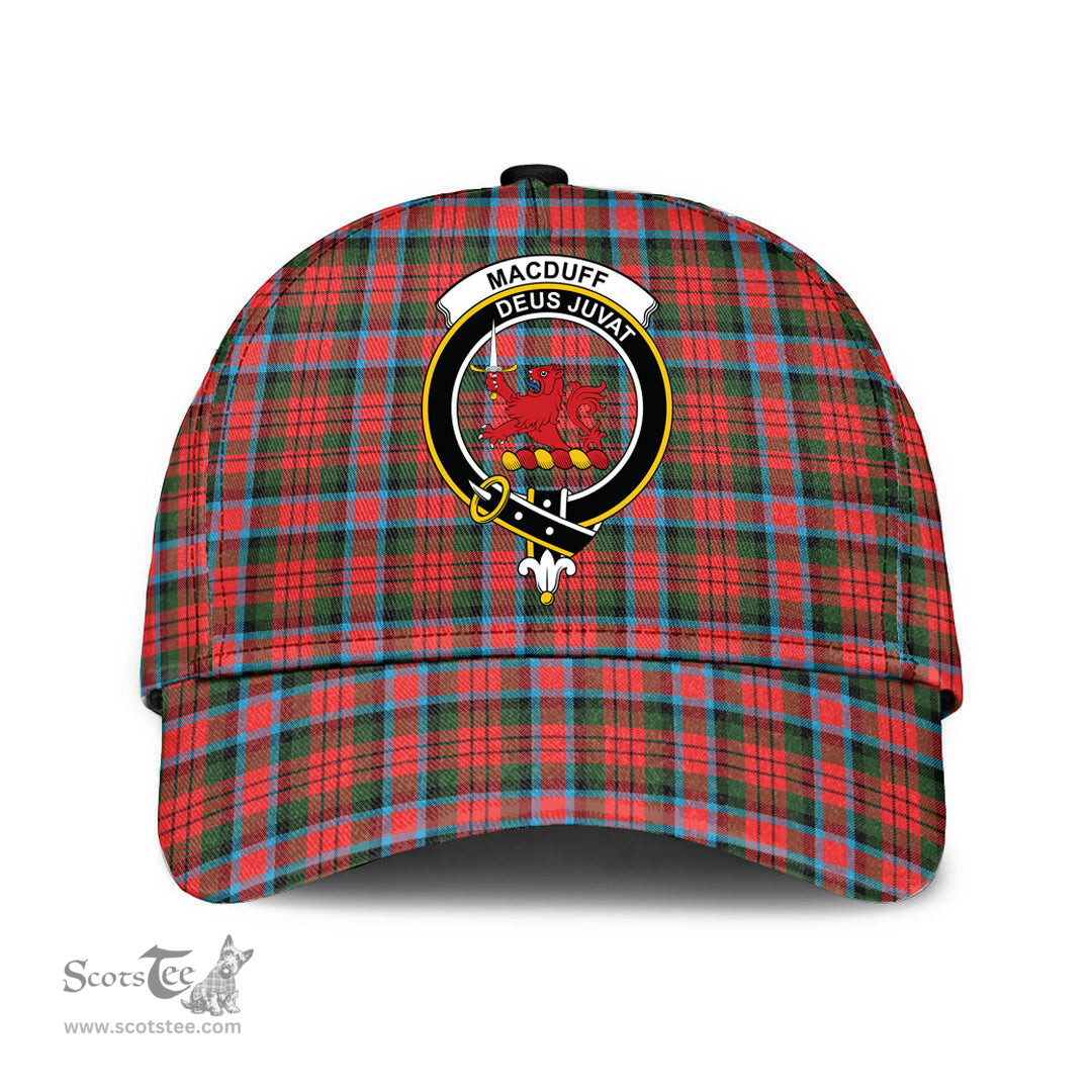 Scottish MacDuff Modern Clan Tartan Tartan Cap - Crest Classic Scottish Plaid Tartan Plaid