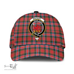 Scottish MacDuff Modern Clan Tartan Tartan Cap - Crest Classic Scottish Plaid Tartan Plaid