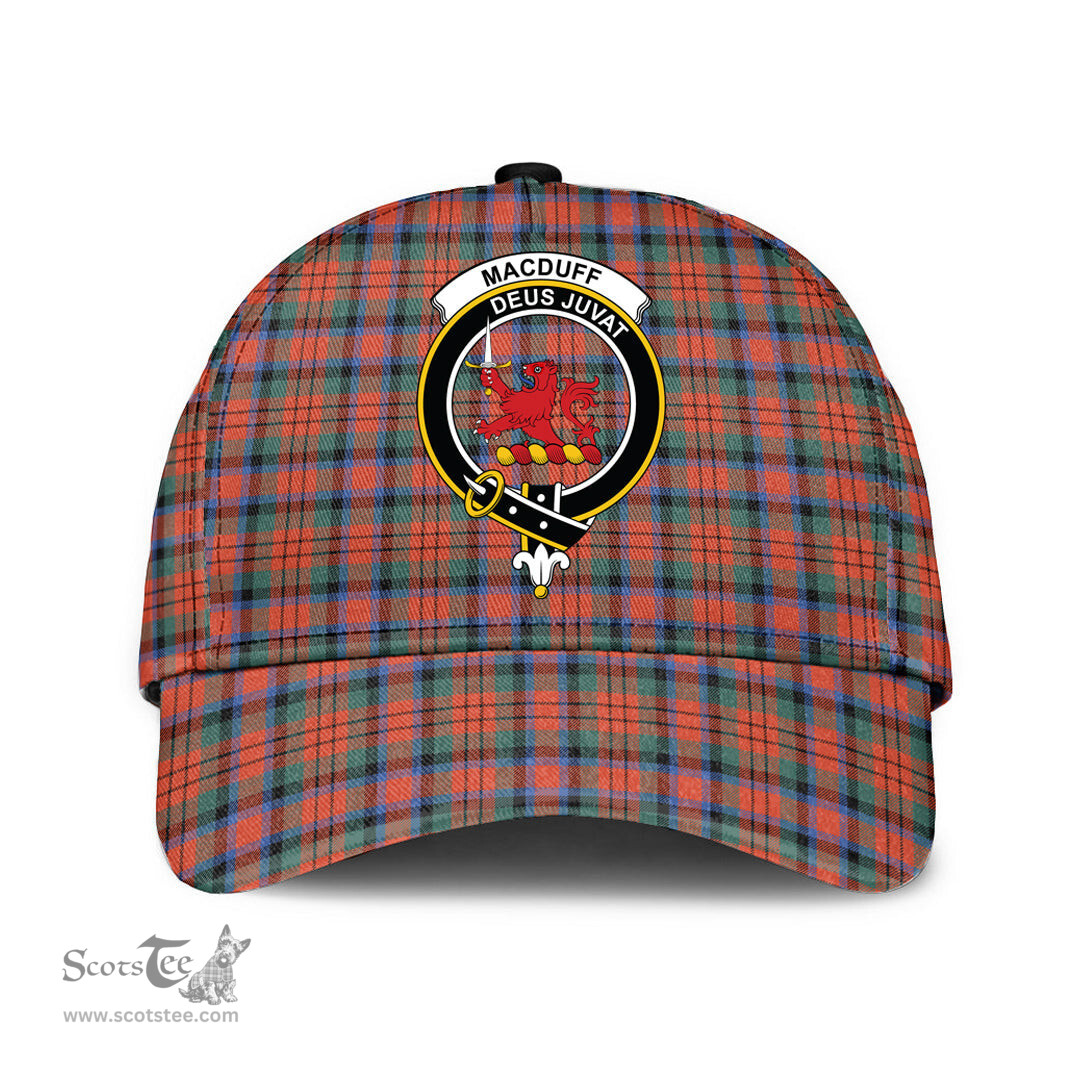 Scottish MacDuff Ancient Clan Tartan Tartan Cap - Crest Classic Scottish Plaid Tartan Plaid