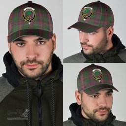 Scottish Cairns Clan Tartan Tartan Cap - Crest Classic Scottish Plaid Tartan Plaid