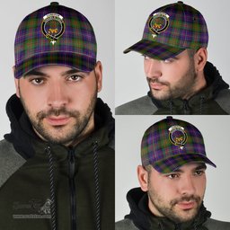 Scottish Cameron of Erracht Modern Clan Tartan Tartan Cap - Crest Classic Scottish Plaid Tartan Plaid