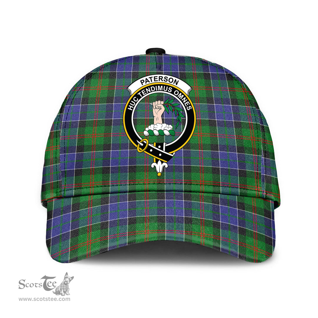 Scottish Paterson Clan Tartan Tartan Cap - Crest Classic Scottish Plaid Tartan Plaid