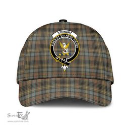 Scottish Stewart Hunting Weathered Clan Tartan Tartan Cap - Crest Classic Scottish Plaid Tartan Plaid
