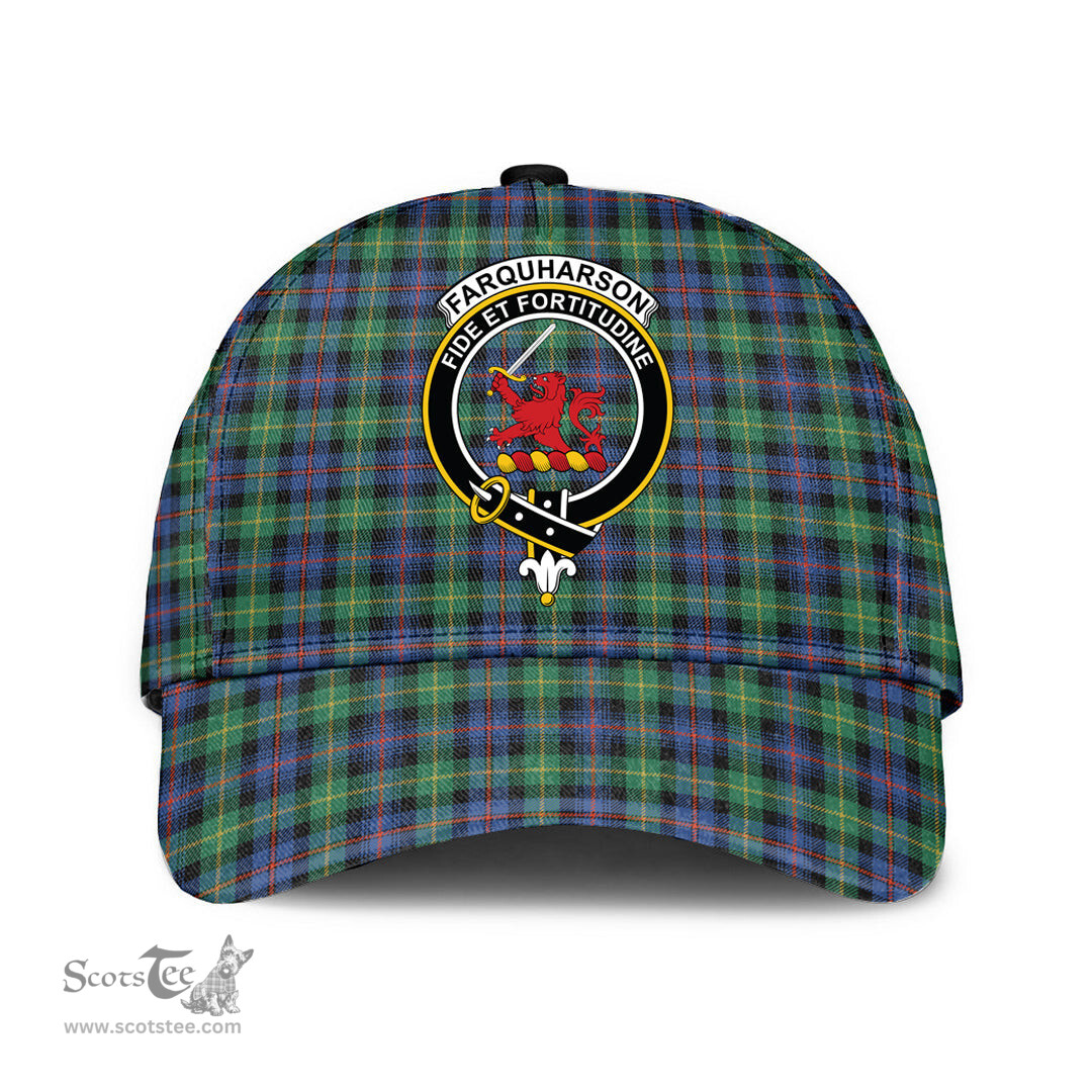 Scottish Farquharson Ancient Clan Tartan Tartan Cap - Crest Classic Scottish Plaid Tartan Plaid