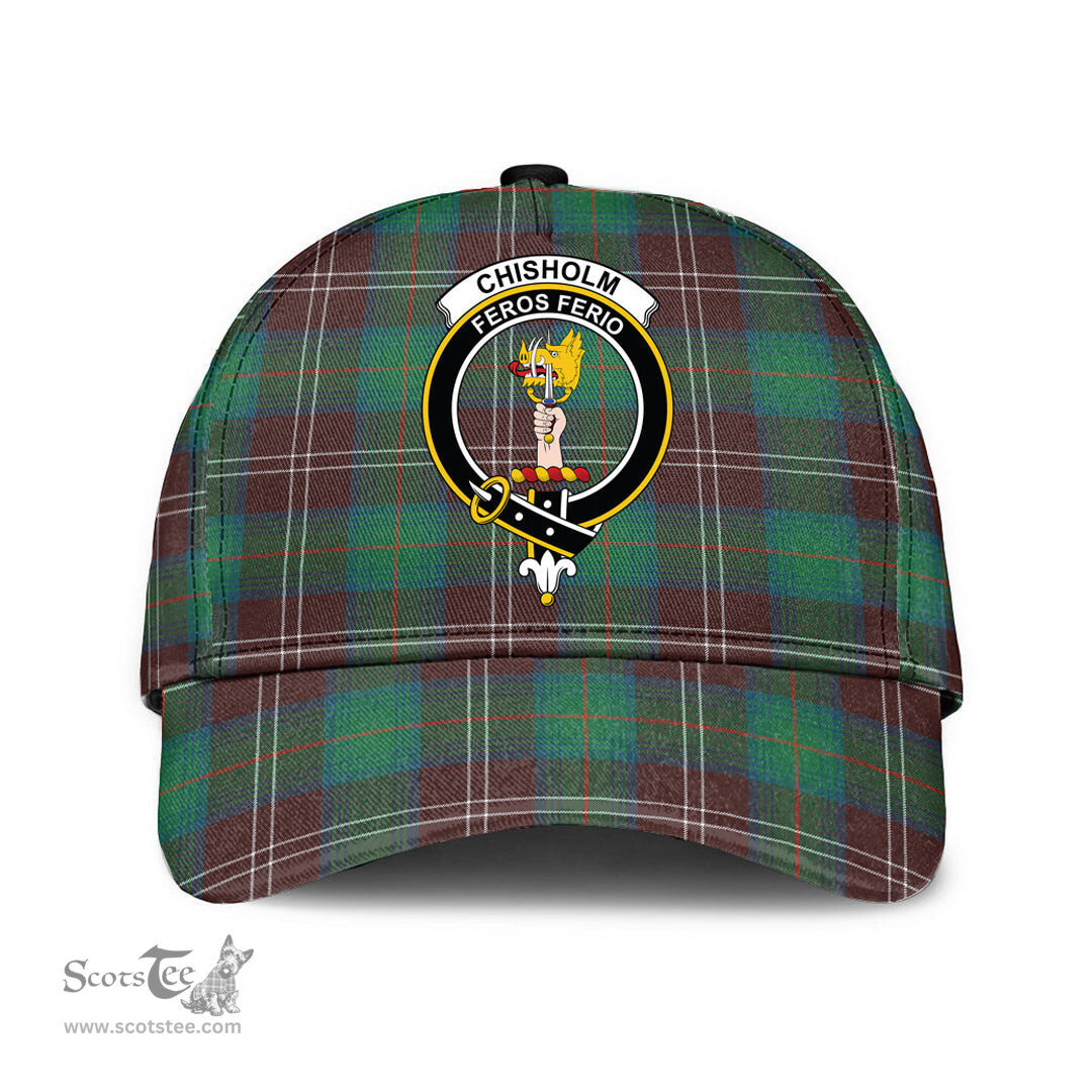 Scottish Chisholm Hunting Ancient Clan Tartan Tartan Cap - Crest Classic Scottish Plaid Tartan Plaid