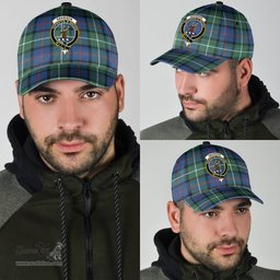 Scottish Davidson of Tulloch Clan Tartan Tartan Cap - Crest Classic Scottish Plaid Tartan Plaid