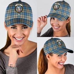 Scottish Napier Ancient Clan Tartan Tartan Cap - Crest Classic Scottish Plaid Tartan Plaid