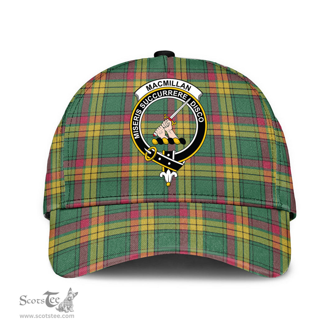 Scottish MacMillan Old Ancient Clan Tartan Tartan Cap - Crest Classic Scottish Plaid Tartan Plaid