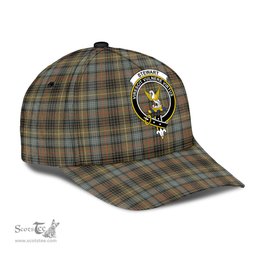 Scottish Stewart Hunting Weathered Clan Tartan Tartan Cap - Crest Classic Scottish Plaid Tartan Plaid