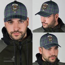 Scottish Graham of Montrose Modern Clan Tartan Tartan Cap - Crest Classic Scottish Plaid Tartan Plaid