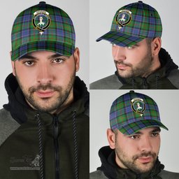 Scottish Paterson Clan Tartan Tartan Cap - Crest Classic Scottish Plaid Tartan Plaid