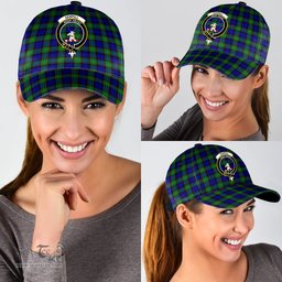 Scottish Sempill Modern Clan Tartan Tartan Cap - Crest Classic Scottish Plaid Tartan Plaid