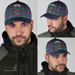 Scottish MacArthur Milton Clan Tartan Tartan Cap - Crest Classic Scottish Plaid Tartan Plaid