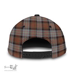 Scottish Cameron of Erracht Weathered Clan Tartan Tartan Cap - Crest Classic Scottish Plaid Tartan Plaid