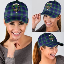 Scottish Hamilton Hunting Modern Clan Tartan Tartan Cap - Crest Classic Scottish Plaid Tartan Plaid