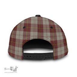 Scottish Cunningham Burgundy Dancers Clan Tartan Tartan Cap - Crest Classic Scottish Plaid Tartan Plaid