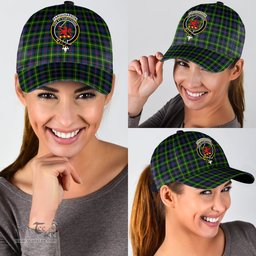 Scottish Farquharson Modern Clan Tartan Tartan Cap - Crest Classic Scottish Plaid Tartan Plaid