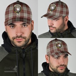 Scottish Cunningham Burgundy Dancers Clan Tartan Tartan Cap - Crest Classic Scottish Plaid Tartan Plaid