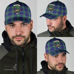 Scottish Hamilton Hunting Modern Clan Tartan Tartan Cap - Crest Classic Scottish Plaid Tartan Plaid
