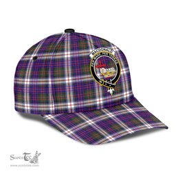 Scottish MacDonald Dress Modern Clan Tartan Tartan Cap - Crest Classic Scottish Plaid Tartan Plaid