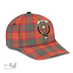 Scottish MacNab Ancient Clan Tartan Tartan Cap - Crest Classic Scottish Plaid Tartan Plaid
