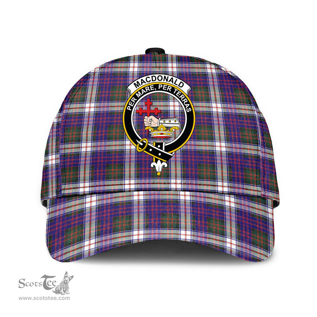 Scottish MacDonald Dress Modern Clan Tartan Tartan Cap - Crest Classic Scottish Plaid Tartan Plaid