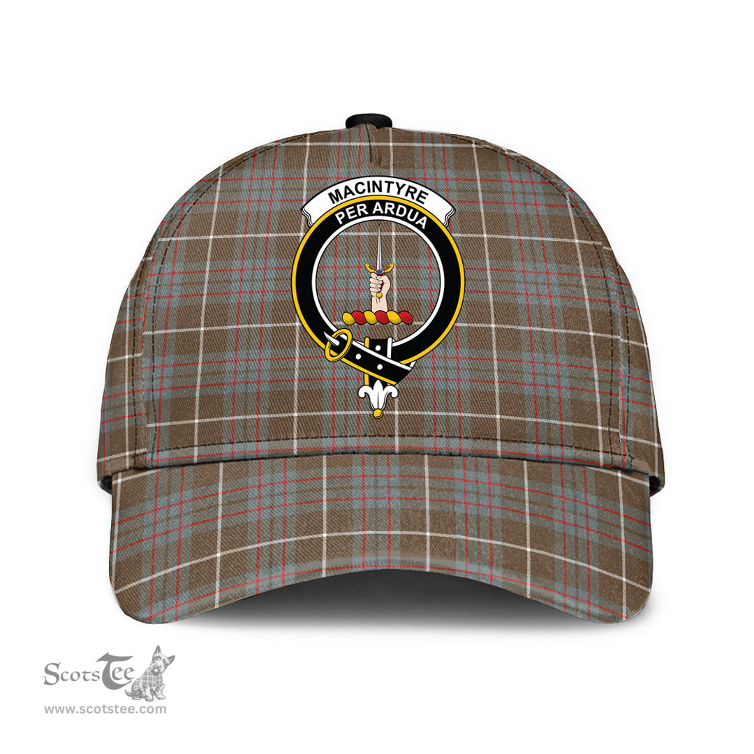 Scottish MacIntyre Hunting Weathered Clan Tartan Tartan Cap - Crest Classic Scottish Plaid Tartan Plaid