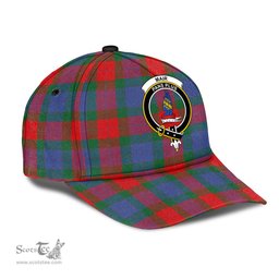 Scottish Mar Clan Tartan Tartan Cap - Crest Classic Scottish Plaid Tartan Plaid