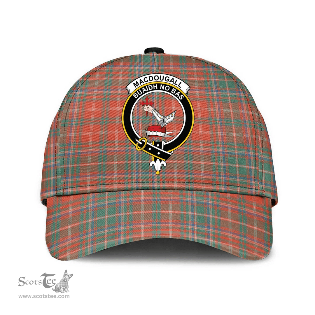 Scottish MacDougall Ancient Clan Tartan Tartan Cap - Crest Classic Scottish Plaid Tartan Plaid