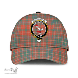Scottish MacDougall Ancient Clan Tartan Tartan Cap - Crest Classic Scottish Plaid Tartan Plaid