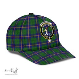 Scottish Carmichael Modern Clan Tartan Tartan Cap - Crest Classic Scottish Plaid Tartan Plaid