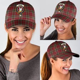 Scottish Lindsay Weathered Clan Tartan Tartan Cap - Crest Classic Scottish Plaid Tartan Plaid