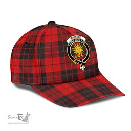 Scottish MacLeod of Raasay Clan Tartan Tartan Cap - Crest Classic Scottish Plaid Tartan Plaid