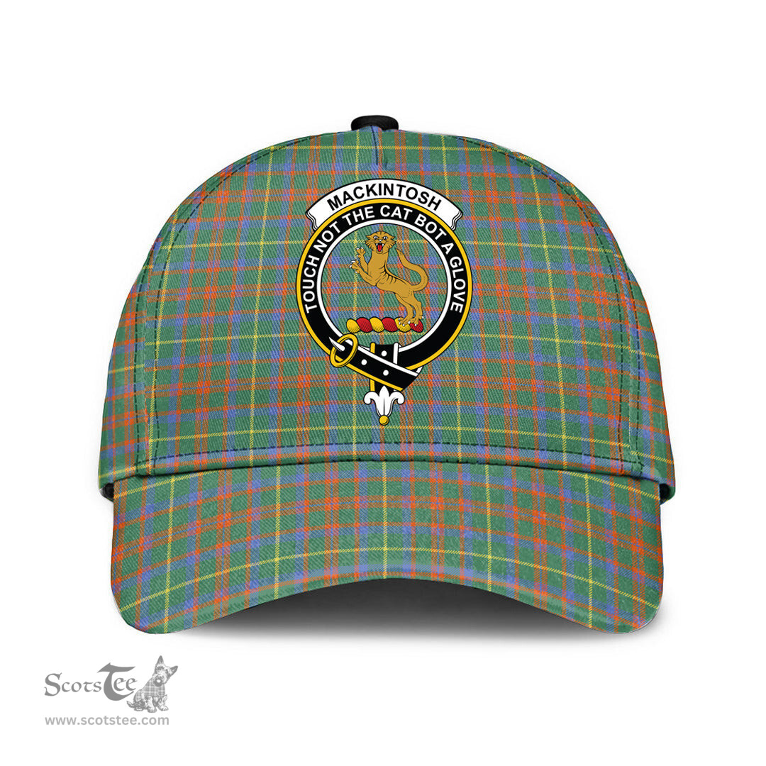 Scottish MacKintosh Hunting Ancient Clan Tartan Tartan Cap - Crest Classic Scottish Plaid Tartan Plaid
