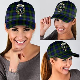 Scottish Gunn Modern Clan Tartan Tartan Cap - Crest Classic Scottish Plaid Tartan Plaid