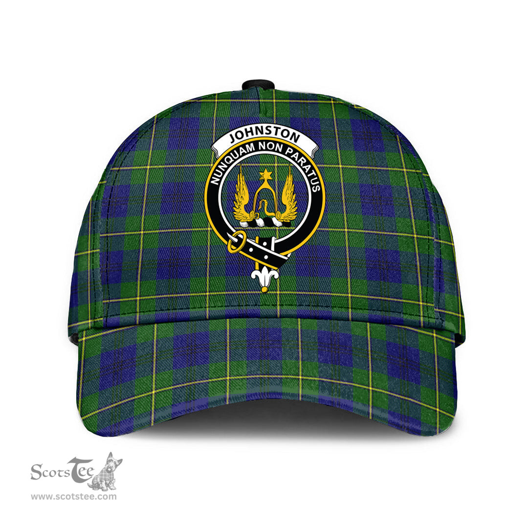 Scottish Johnston Modern Clan Tartan Tartan Cap - Crest Classic Scottish Plaid Tartan Plaid