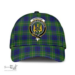 Scottish Johnston Modern Clan Tartan Tartan Cap - Crest Classic Scottish Plaid Tartan Plaid