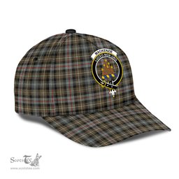 Scottish MacKenzie Weathered Clan Tartan Tartan Cap - Crest Classic Scottish Plaid Tartan Plaid