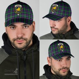 Scottish Campbell of Cawdor Modern Clan Tartan Tartan Cap - Crest Classic Scottish Plaid Tartan Plaid