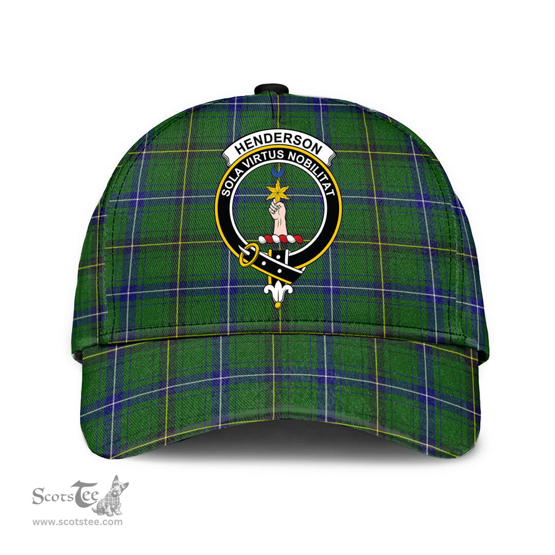 Scottish Henderson Modern Clan Tartan Tartan Cap - Crest Classic Scottish Plaid Tartan Plaid