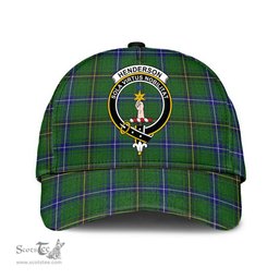 Scottish Henderson Modern Clan Tartan Tartan Cap - Crest Classic Scottish Plaid Tartan Plaid