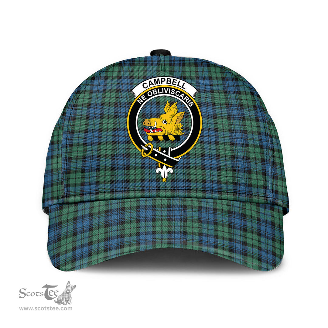 Scottish Campbell Ancient 02 Clan Tartan Tartan Cap - Crest Classic Scottish Plaid Tartan Plaid