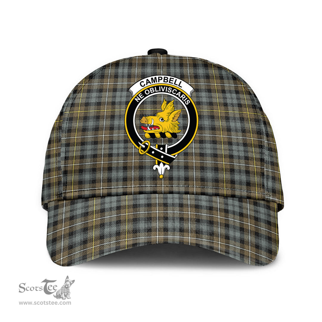 Scottish Campbell Argyll Weathered Clan Tartan Tartan Cap - Crest Classic Scottish Plaid Tartan Plaid