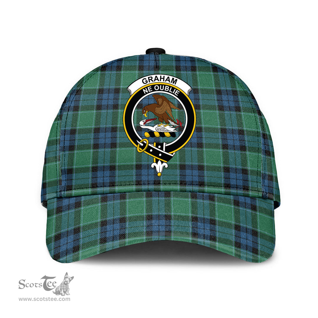 Scottish Graham of Menteith Ancient Clan Tartan Tartan Cap - Crest Classic Scottish Plaid Tartan Plaid