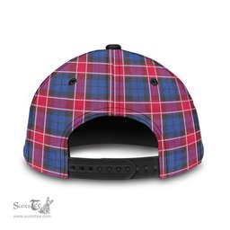 Scottish Graham of Menteith Red Clan Tartan Tartan Cap - Crest Classic Scottish Plaid Tartan Plaid