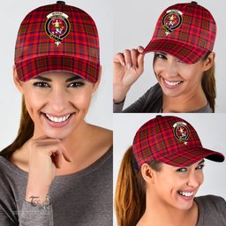 Scottish Murray of Tulloch Modern Clan Tartan Tartan Cap - Crest Classic Scottish Plaid Tartan Plaid