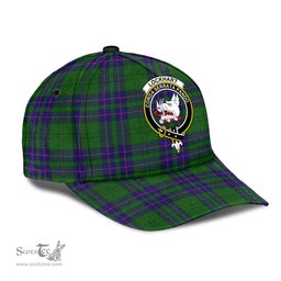 Scottish Lockhart Modern Clan Tartan Tartan Cap - Crest Classic Scottish Plaid Tartan Plaid