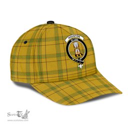 Scottish Houston Clan Tartan Tartan Cap - Crest Classic Scottish Plaid Tartan Plaid
