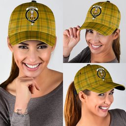 Scottish Houston Clan Tartan Tartan Cap - Crest Classic Scottish Plaid Tartan Plaid