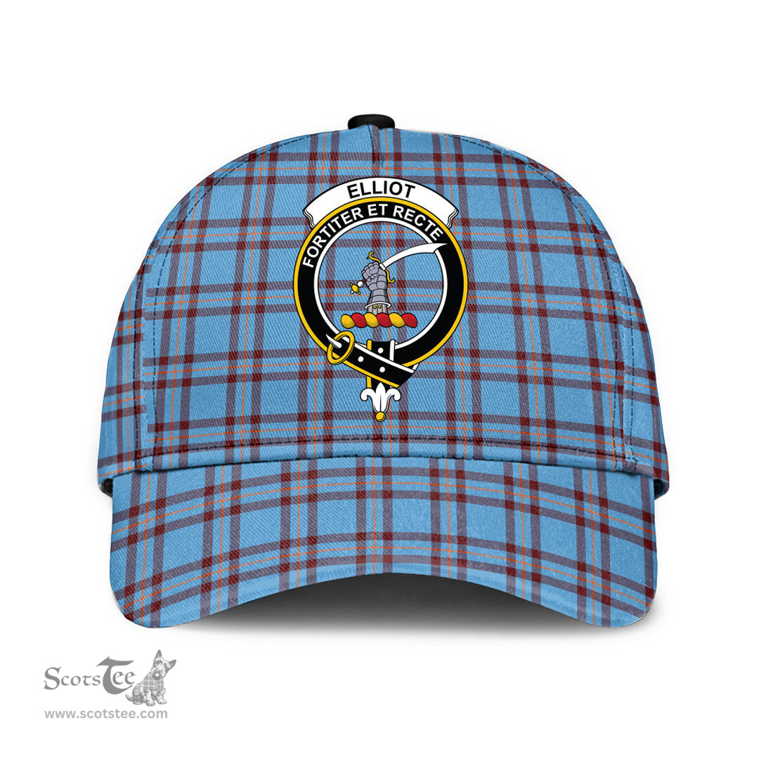 Scottish Elliot Ancient Clan Tartan Tartan Cap - Crest Classic Scottish Plaid Tartan Plaid